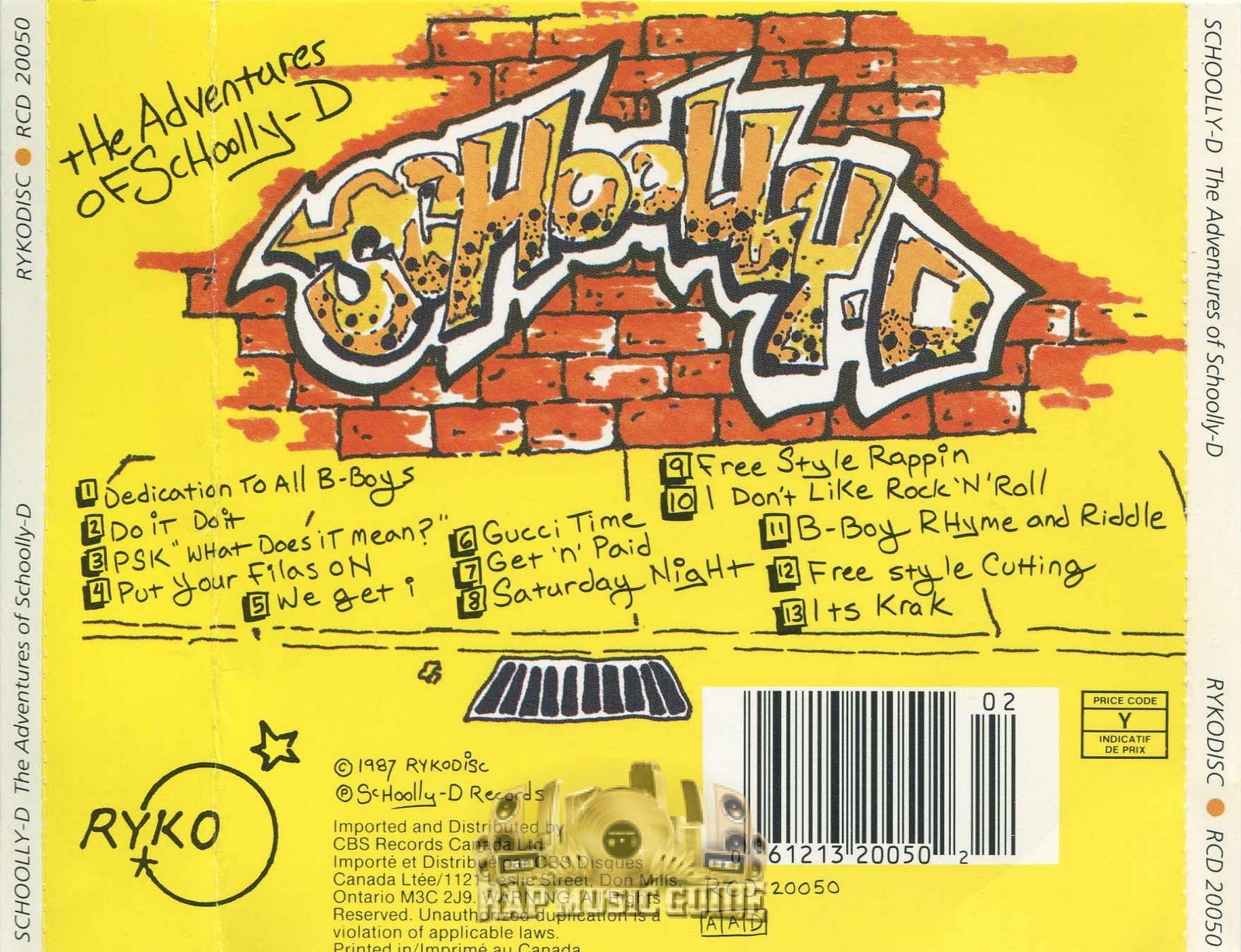 Schoolly D - The Adventures Of Schoolly-D: CD | Rap Music Guide